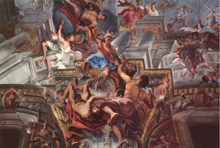 Andrea Pozzo The Apotheose of S. Ignazio oil painting image
